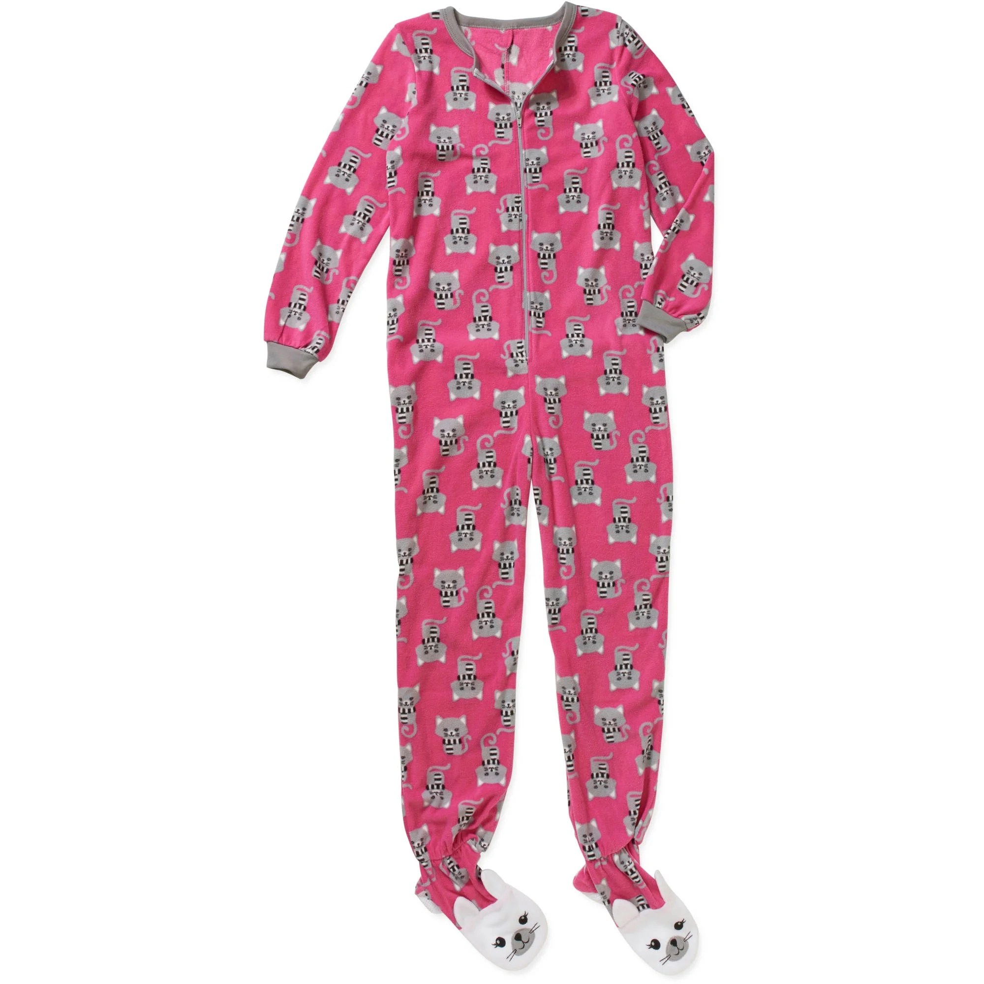 Girls Footed Pajamas Size 12 Breeze Clothing