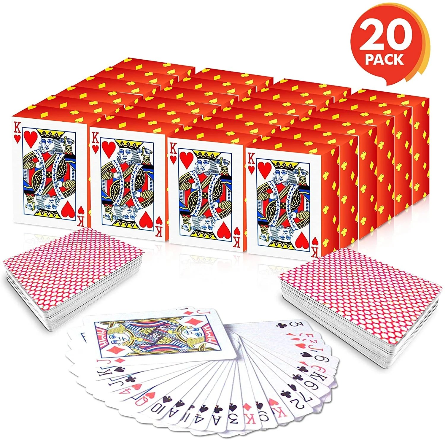 Ottoy Mini Playing Cards Pack of 20 Decks Poker Cards Miniature 1 Ottoy Mini Playing Cards Pack of 20 Decks Poker Cards Miniature 1