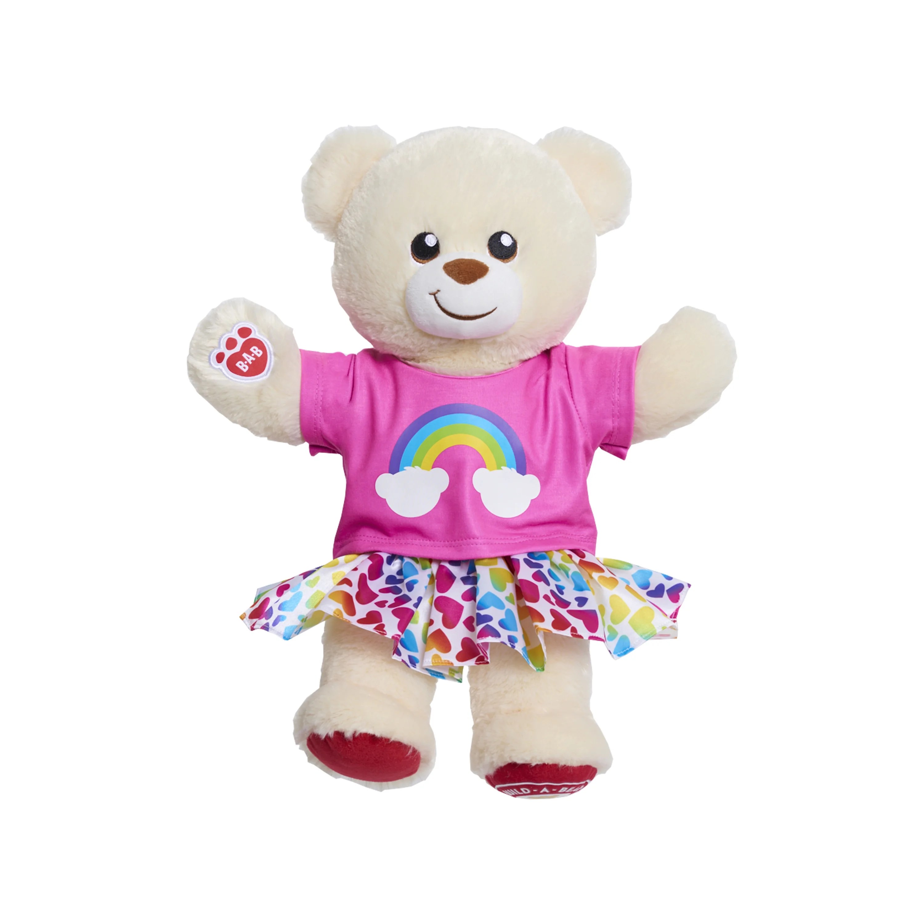 BuildABear Teddy Bear Rainbow Fashion Set