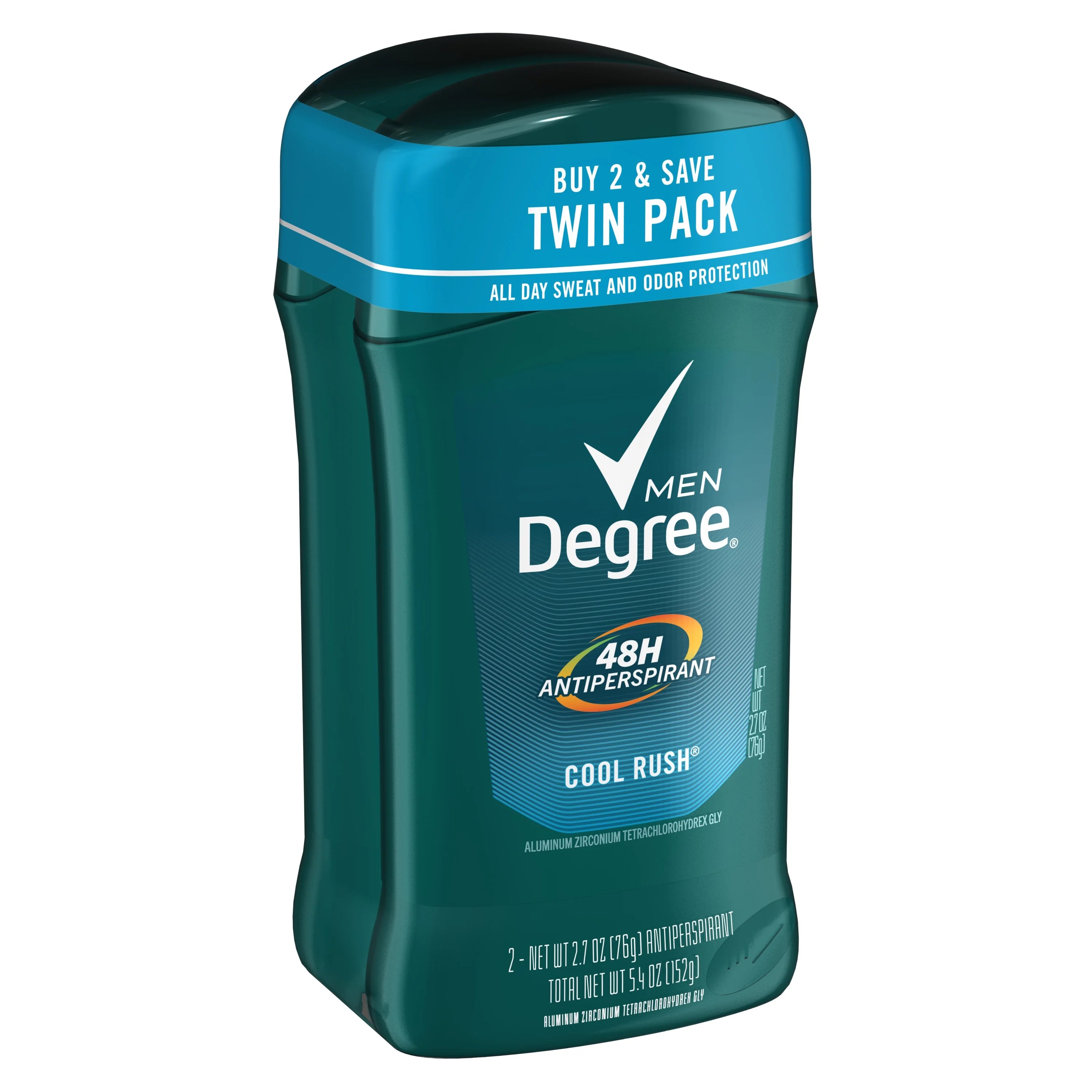 Degree Men Cool Rush Antiperspirant Deodorant Stick 2.7 oz