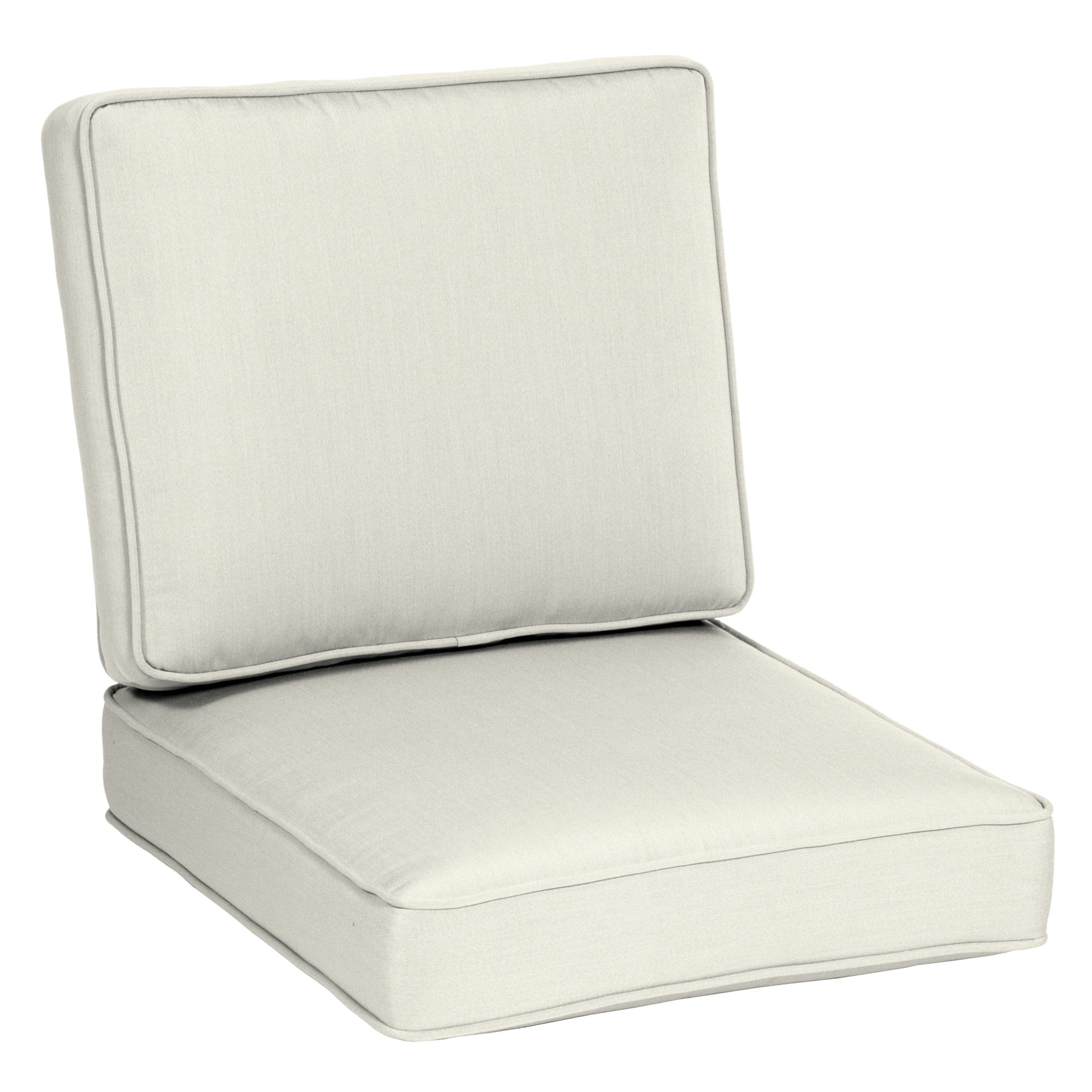 Arden Selections Oasis 26 x 24 in. Firm Deep Seat Cushion Set Cream
