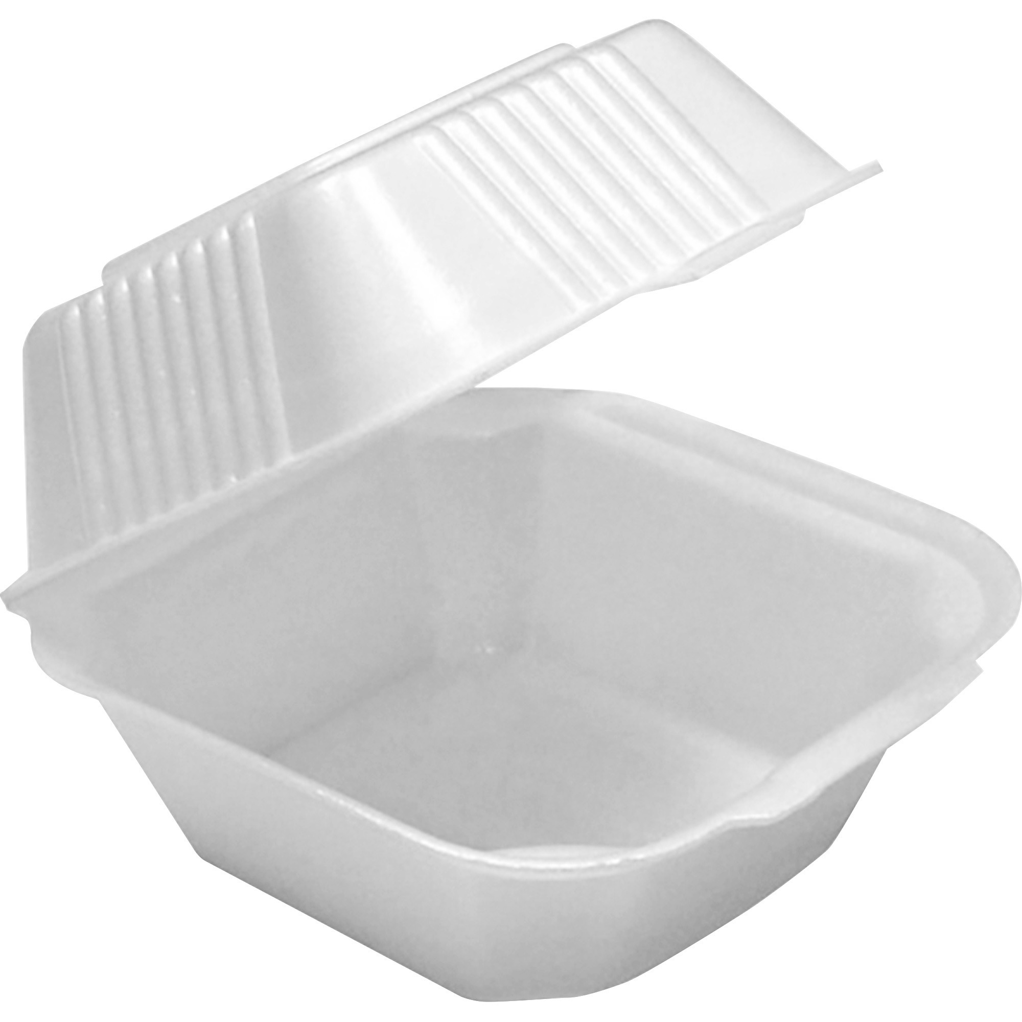 Pactiv, PCTYTH10080CT, HL Foam Sandwich Container, 500 / Carton, White