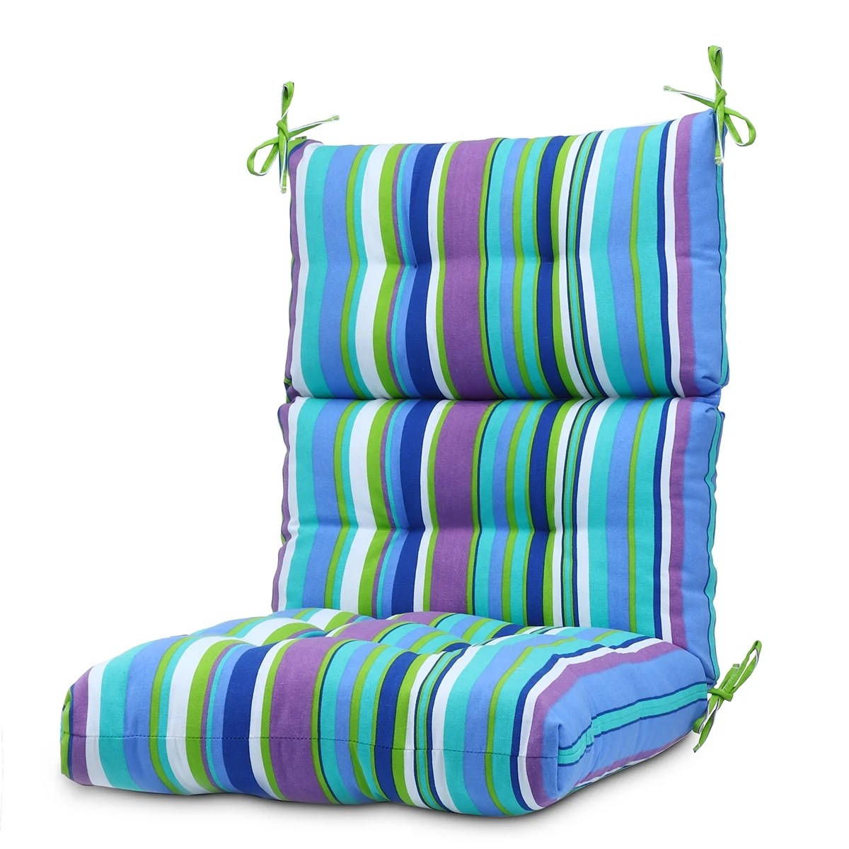 Romhouse Outdoor Chair Cushion High Back Solid Dining Chair Cushion