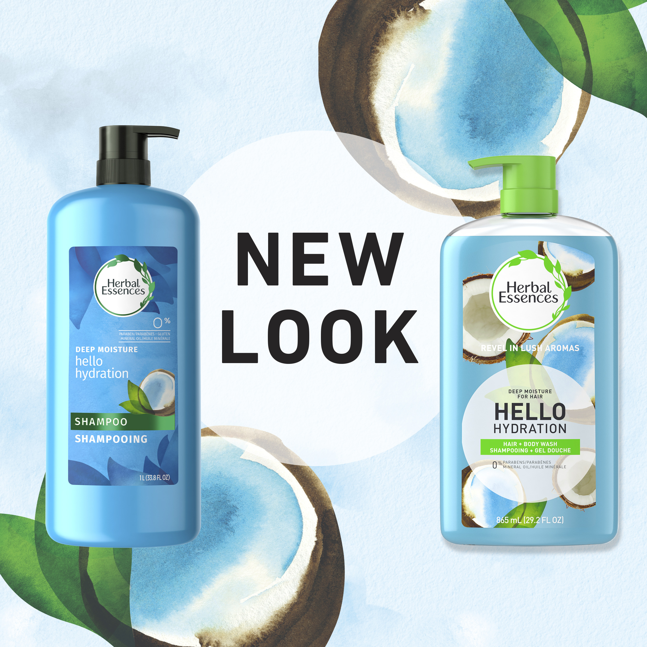 Herbal Essences Hello Hydration Shampoo and Conditioner Set, 29.2oz