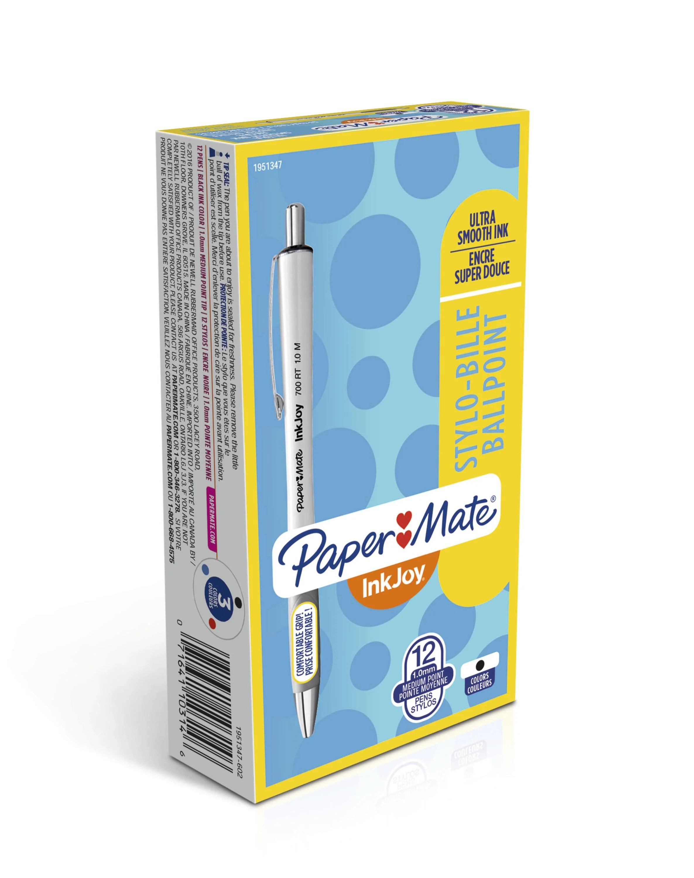 Paper Mate® InkJoy® 700RT Retractable Ballpoint Pens, Medium Point Paper Mate® InkJoy® 700RT Retractable Ballpoint Pens, Medium Point