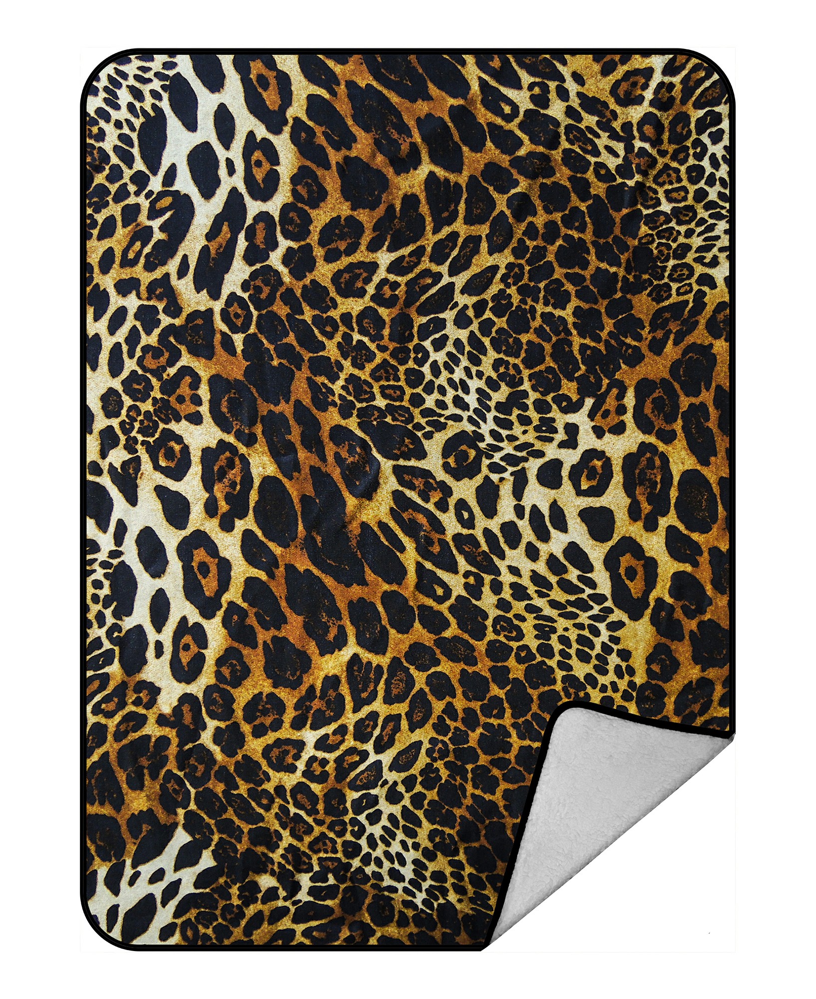 ECZJNT Leopard skin Throw Blanket Fleece Blankets Plush Blanket 58x80