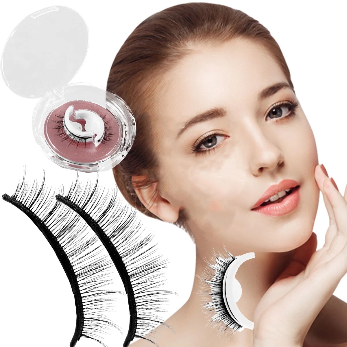 Duety False Eyelashes Reusable SelfAdhesive Eyelashes without Glue