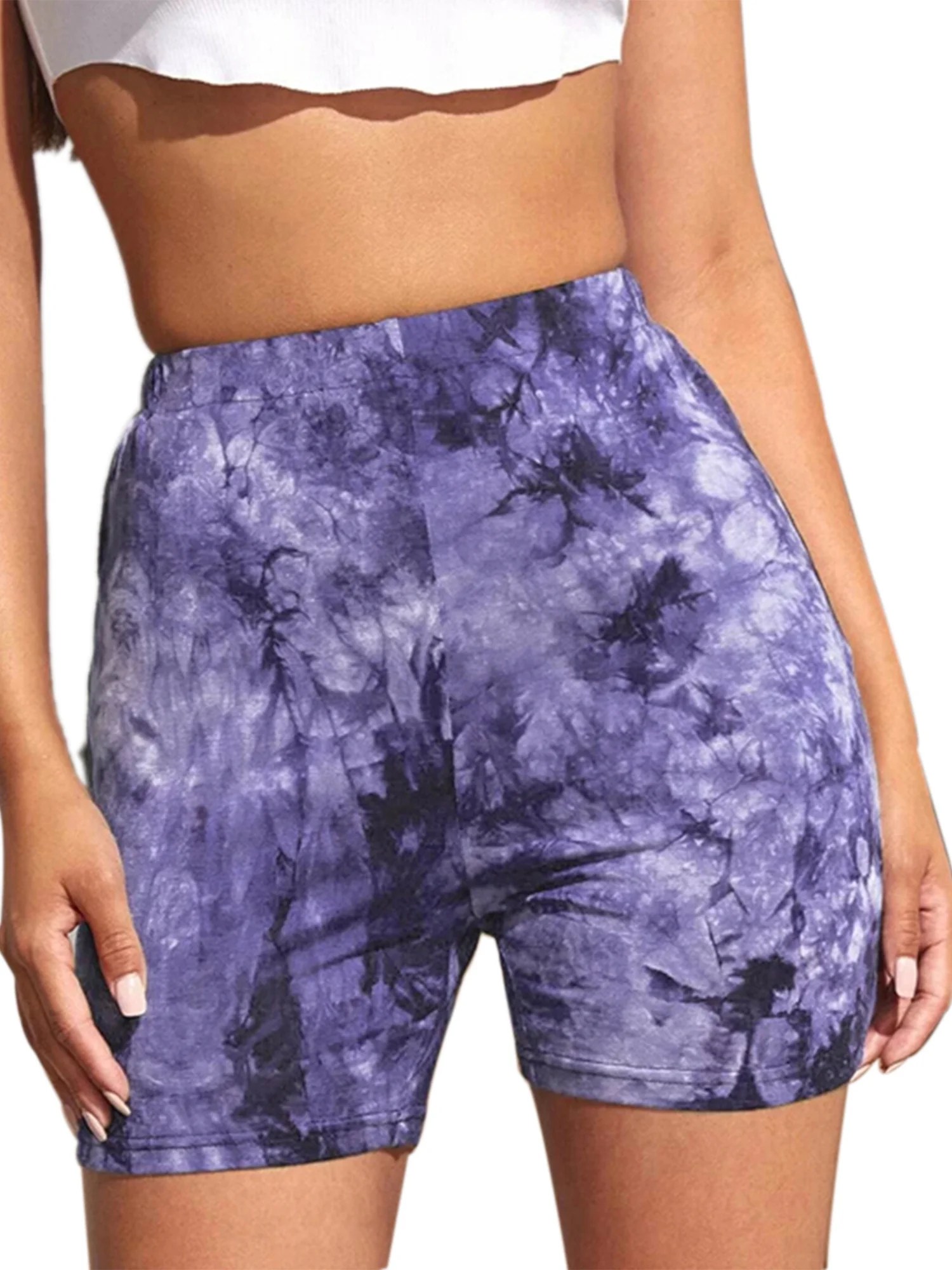 Aunavey Aunavey Women�s Short Yoga Tie Dye Print Pants Aunavey Aunavey Women�s Short Yoga Tie Dye Print Pants