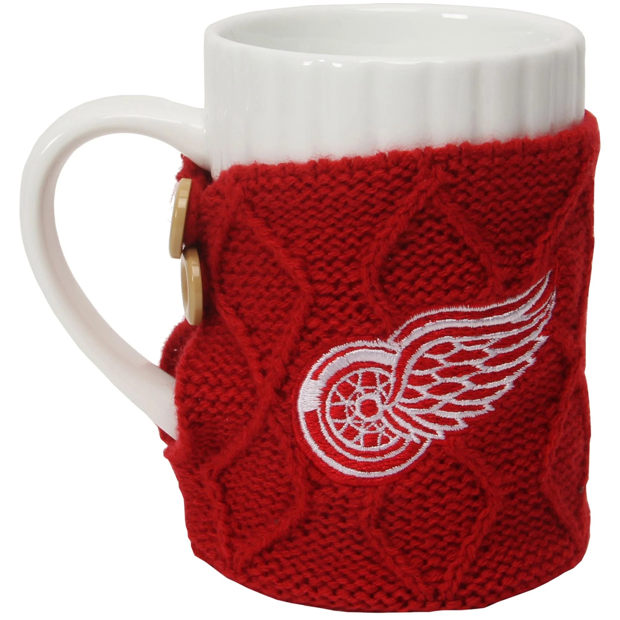 Detroit Red Wings Cable Knit Sweater Coffee Mug