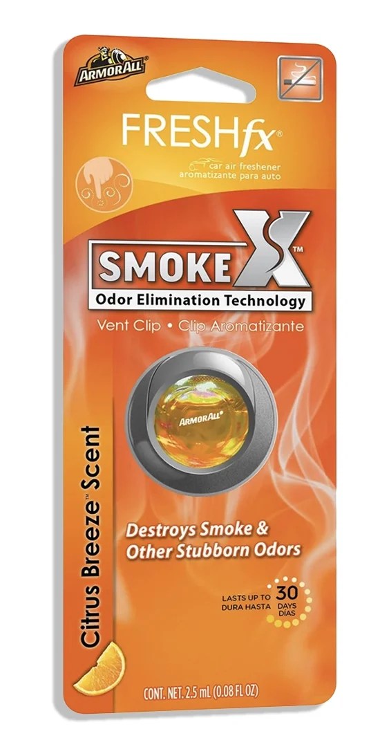 Armor All Smoke X Car Air Freshener and Odor Eliminator Vent Clip
