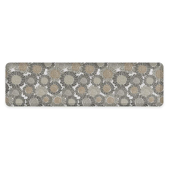 GelPro 20" x 72" Sunflower AntiFatigue Kitchen Mat in Smokey Taupe