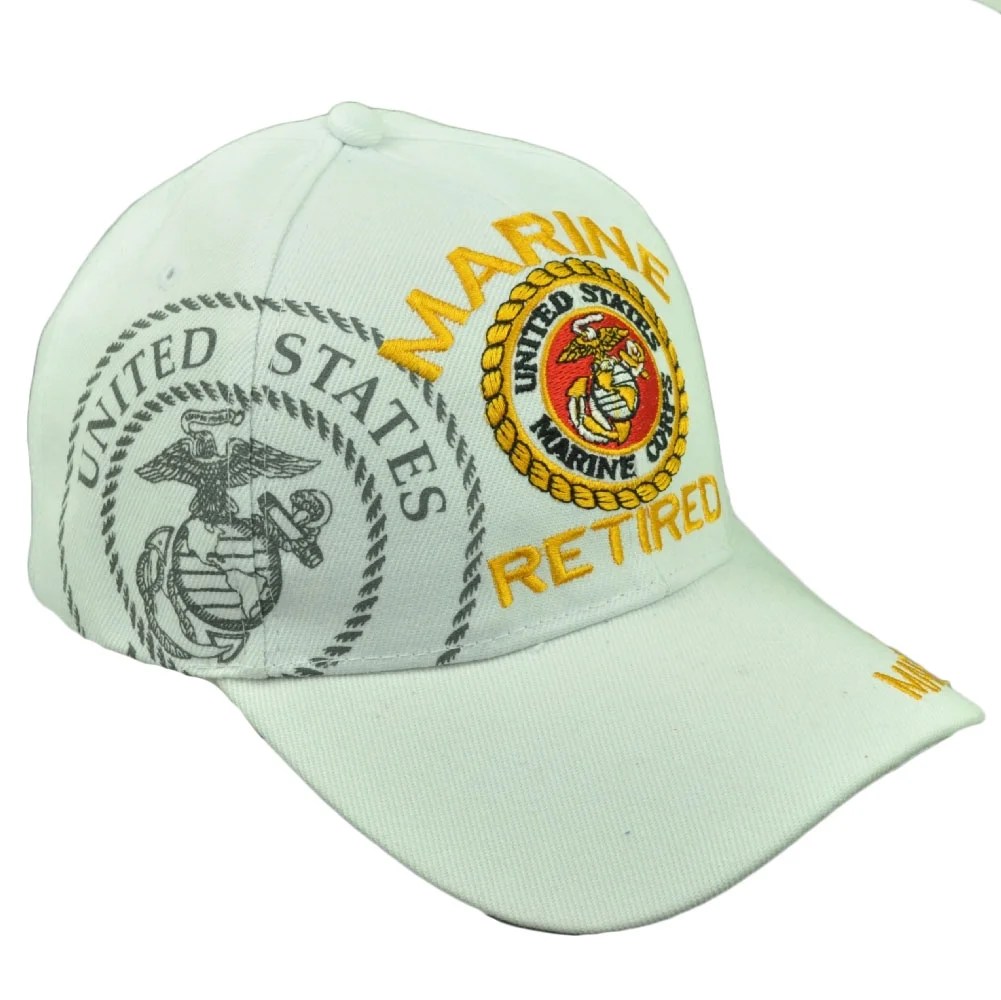 United State U.S Marine Retired Military Troops Adjustable Hat Cap