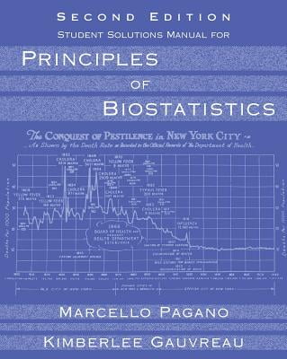 Student Solutions Manual for Pagano/Gauvreau's Principles of