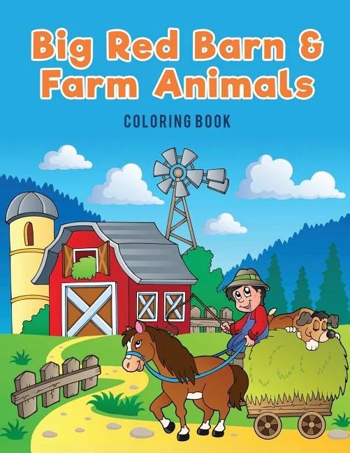 Big Red Barn and Farm Animals Coloring Book (Paperback)