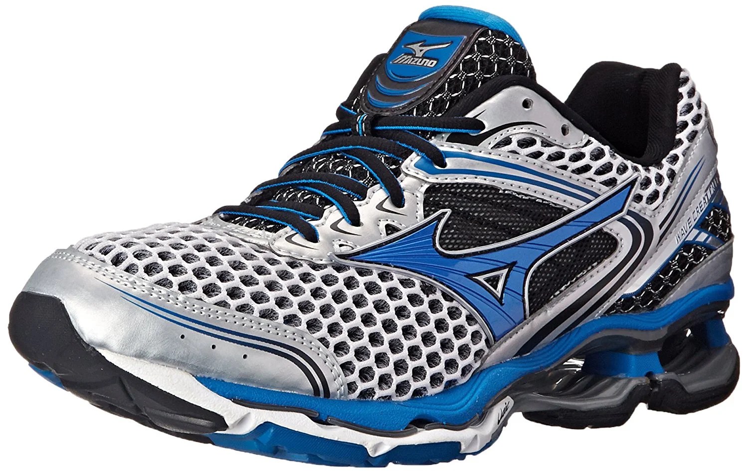 Mizuno Mizuno Men's Wave Creation 17 Running Shoe, Silver/Directoire