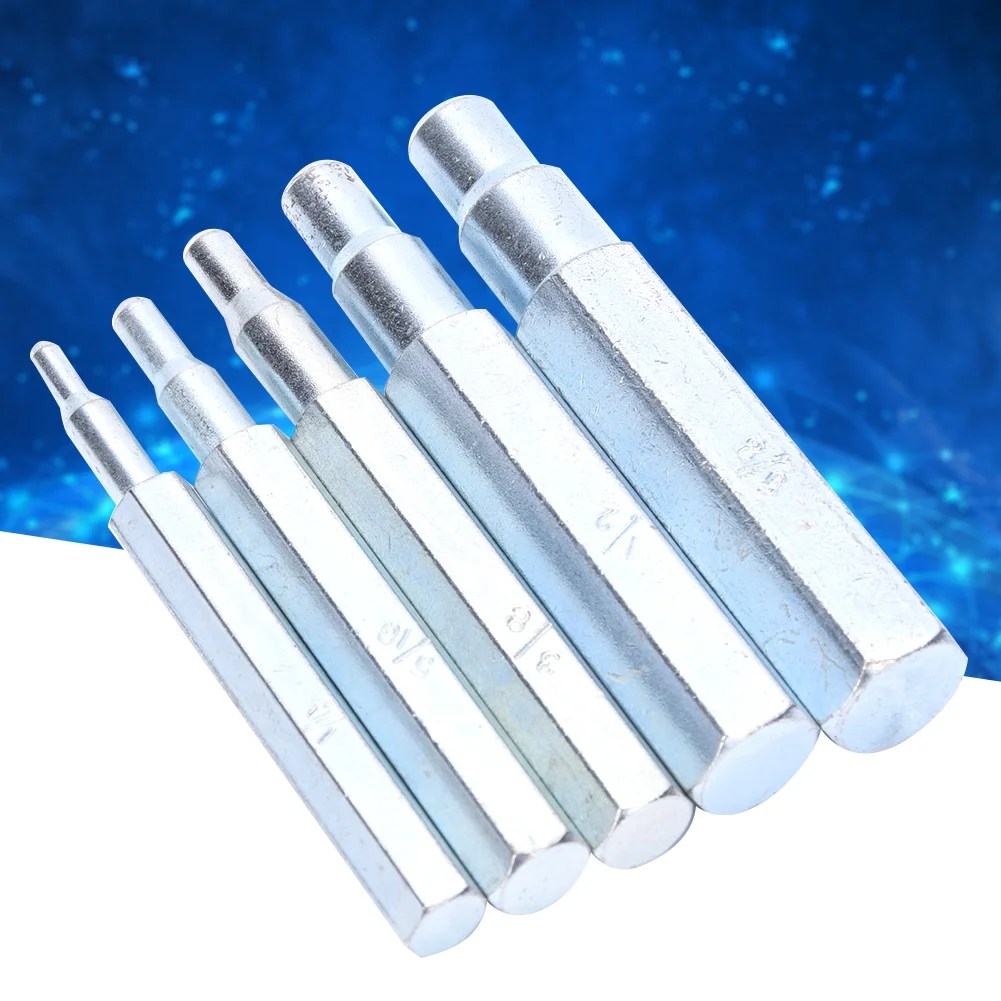 Tebru Pipe Swaging Tool,Swaging Punch,5 Pcs Swaging Punch Kit CT193