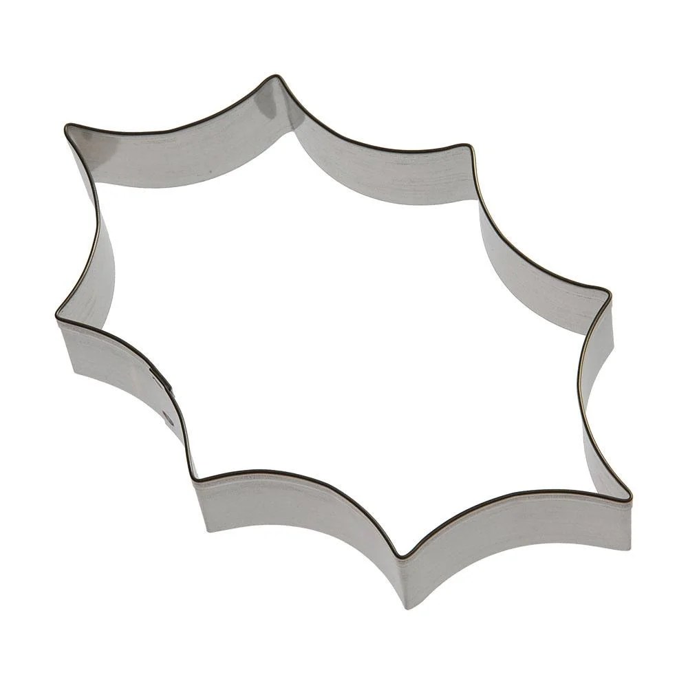 Holly Leaf Cookie Cutter 5.5 in B0530 Foose Cookie Cutters USA Tin