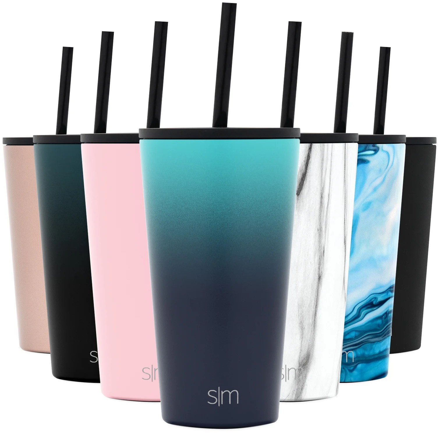 Simple Modern 16oz Classic Tumbler with Straw Lid & Flip Lid Travel