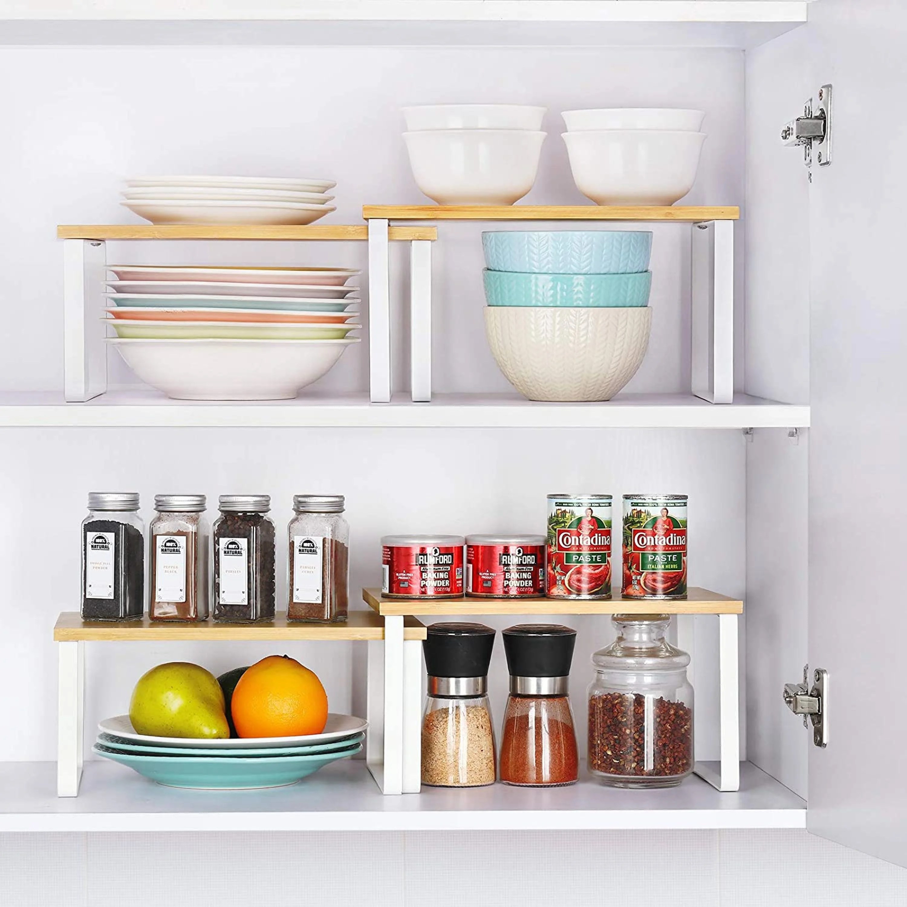 Set of 2 Shelf OrganizerStackable&Expandable Kitchen Counter