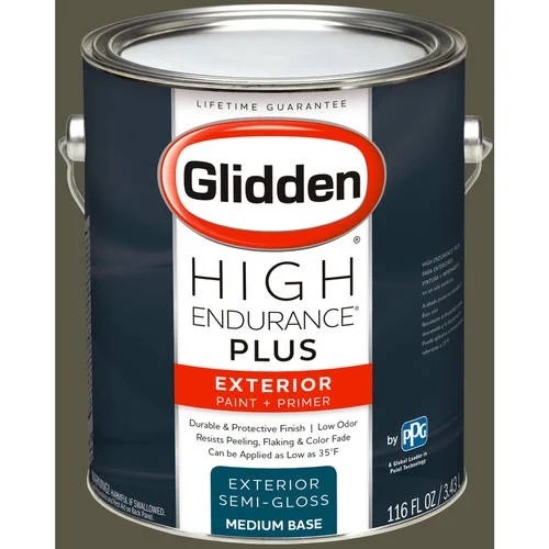 Glidden High Endurance Plus Exterior Paint and Primer, Bronzed Ivy