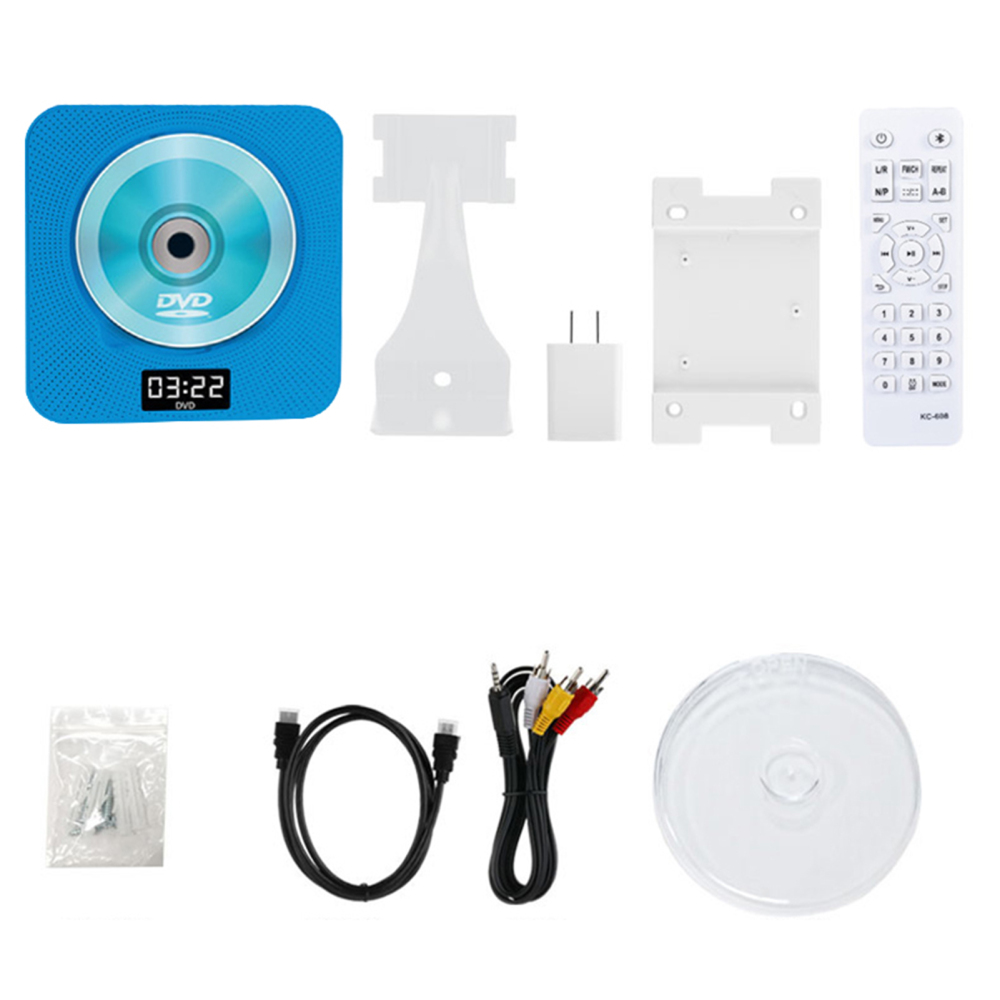 WallMounted CD Player Compatible with Portable Music Player CD Player