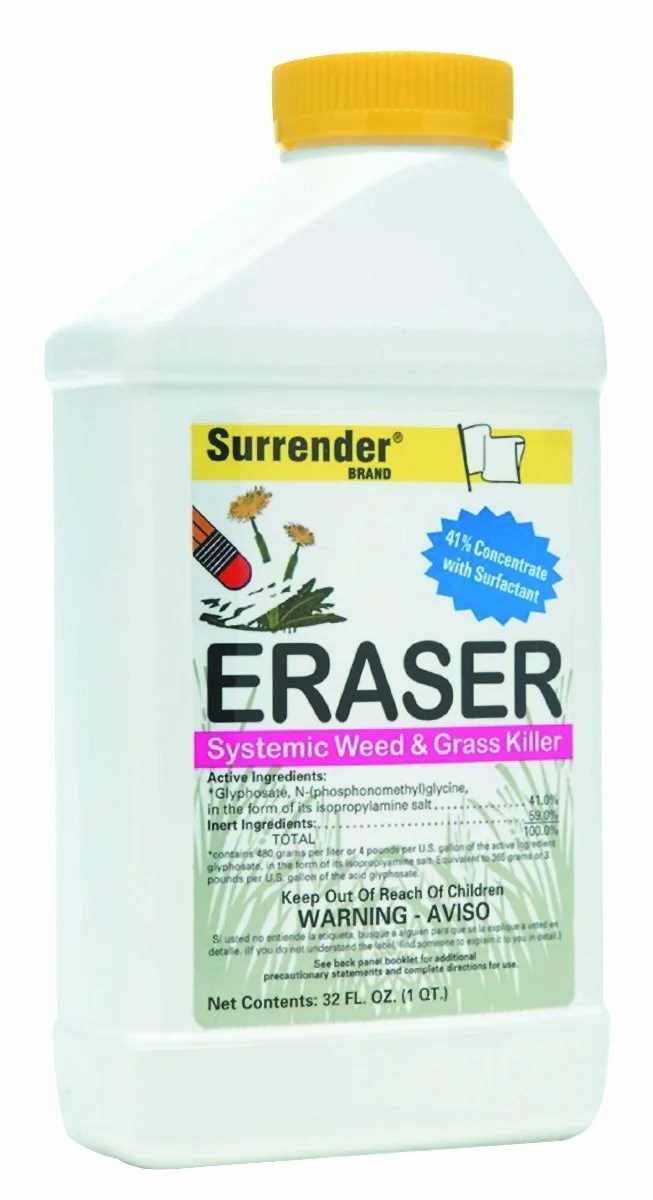 Eraser Weed And Grass Killer Concentrate, Sold on Walmart By Control Solutions
