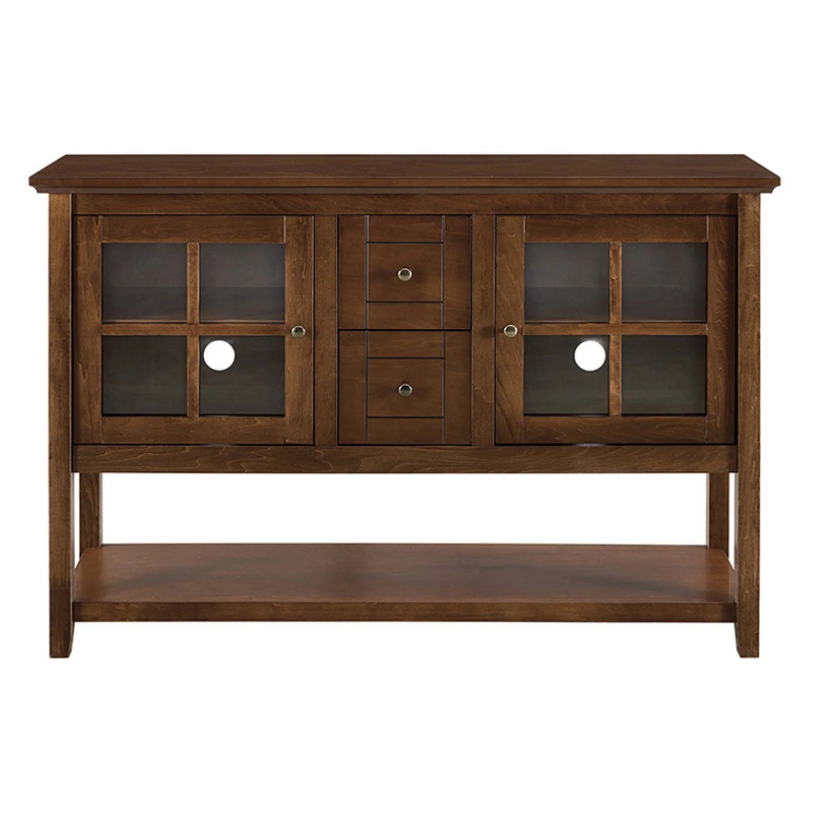 Walker Edison Wood 52 in. Console Table Buffet TV Stand