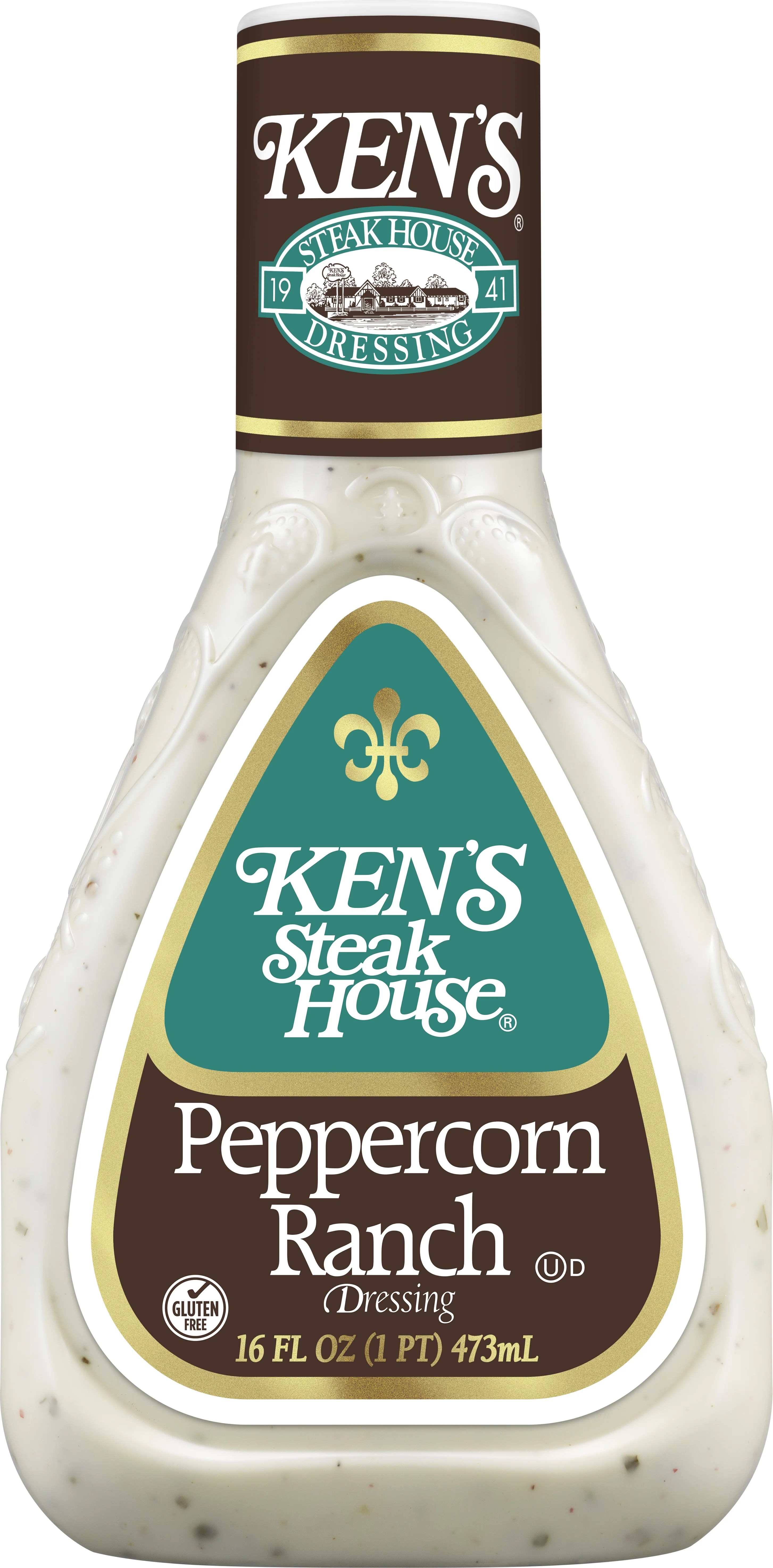 Ken's Steak House Peppercorn Ranch Salad Dressing, 16 fl. oz.
