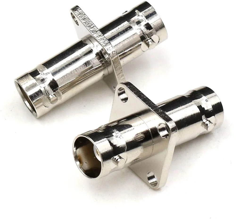 ANHAN BNC Female to Female Panel Mount Connectors Adapters BNC Coax