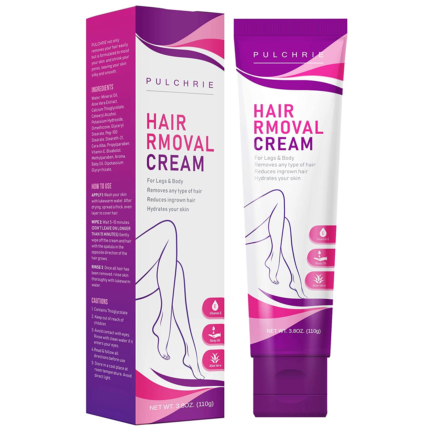 Hair Removal Cream for Women and Men Premium Depilatory Cream Non
