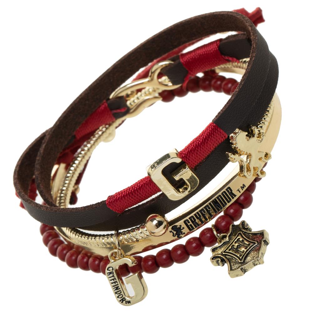 Bioworld Harry Potter Gryffindor Bracelet Set 4 Pack