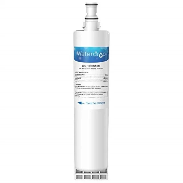 Waterdrop 4396508 Refrigerator Water Filter, Compatible with Whirlpool 4396508, 4396510, 4392857
