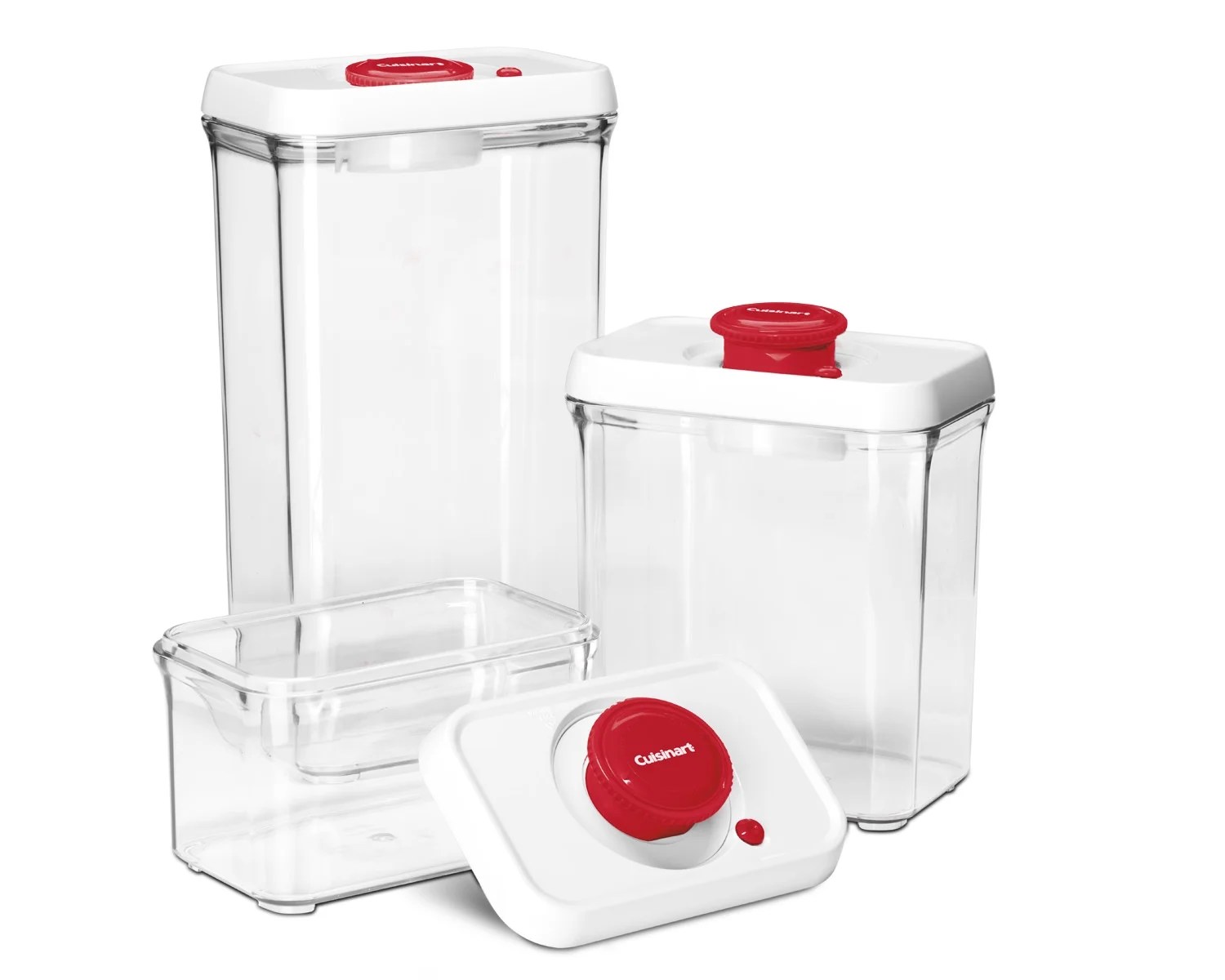 Fresh Edge 6Piece Vacuum Sealed Food Storage Containers