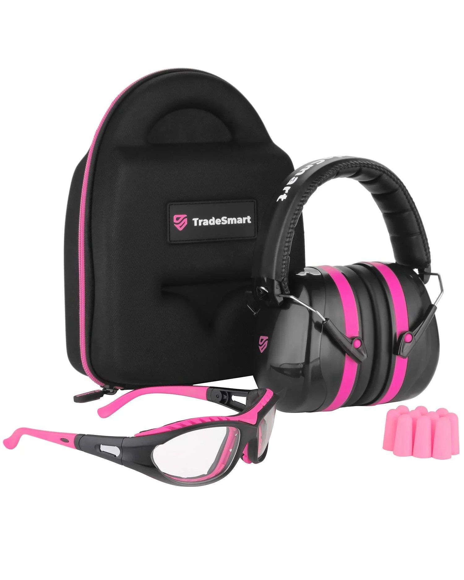 TRADESMART Shooting Range Earmuffs and Glasses Safety Ear and Eye
