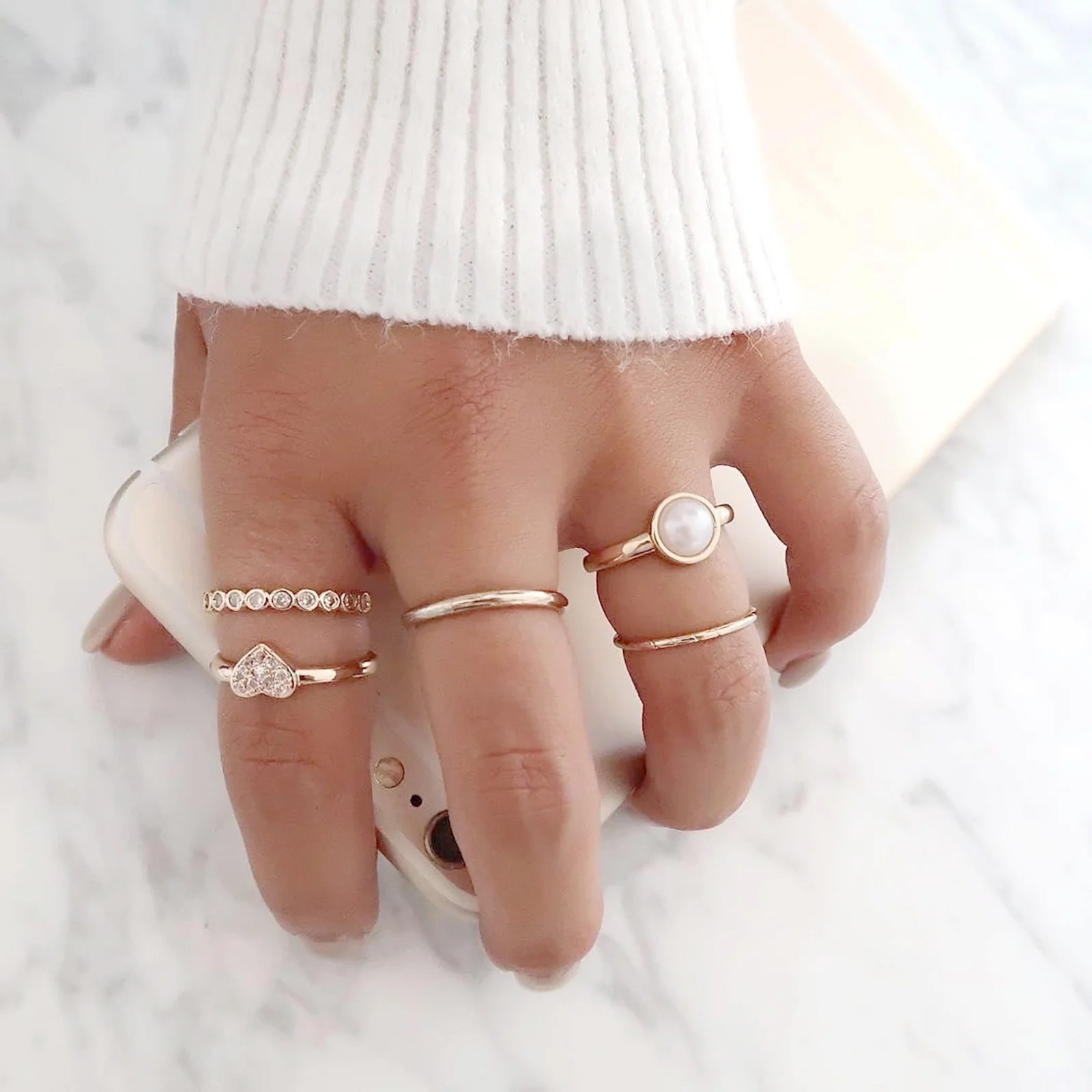 How To Wear Multiple Rings Stacking Rings Guide Moon Magic atelier