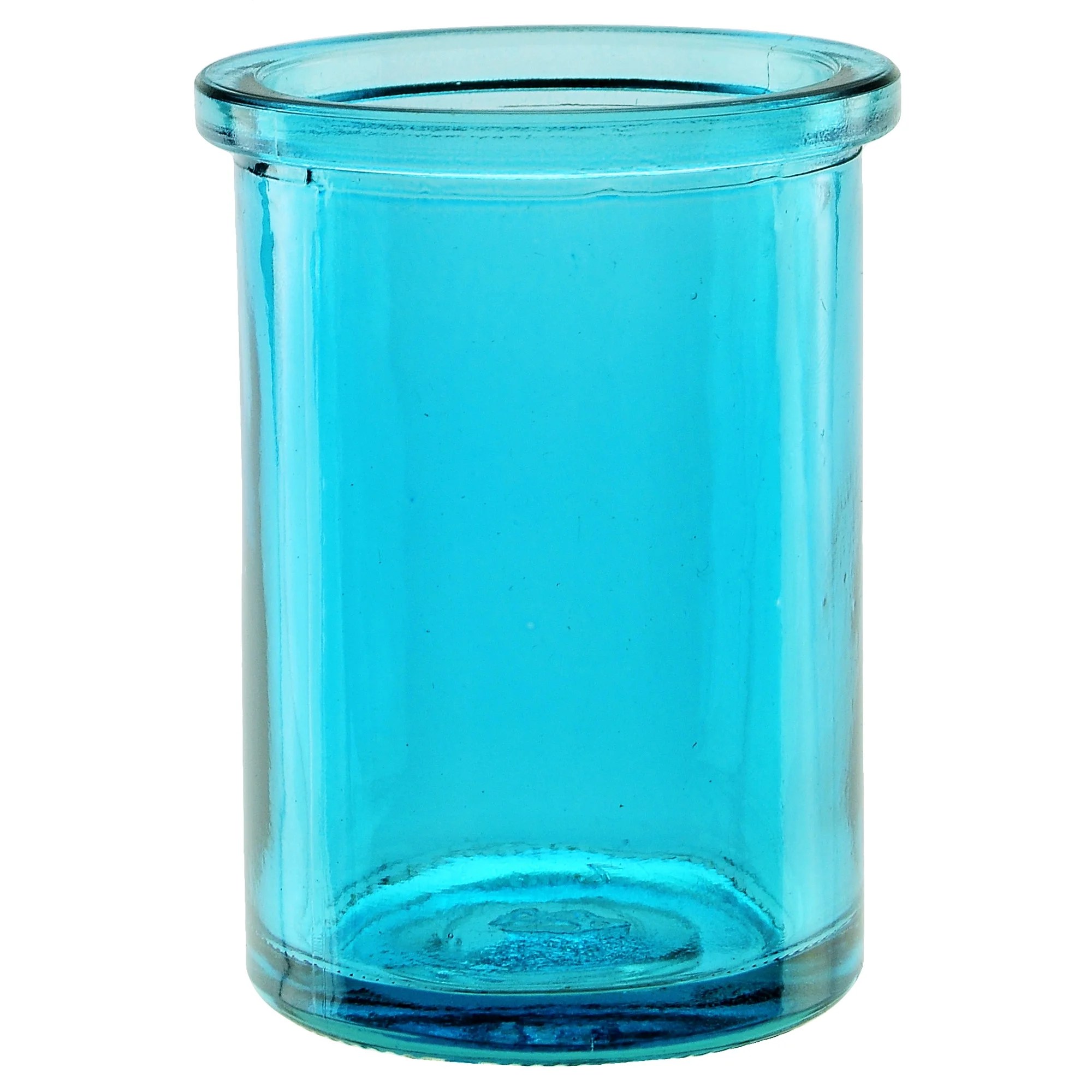 Couronne Co. Round Recycled Glass Candle Container, 7536G09, 3.75