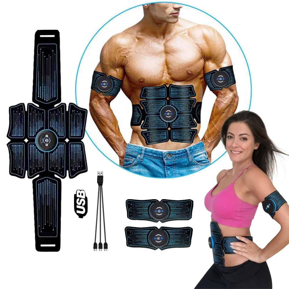 Sinhoon EMS Pads, ABS Stimulator Muscle Toner, Abdominal Toning Belt