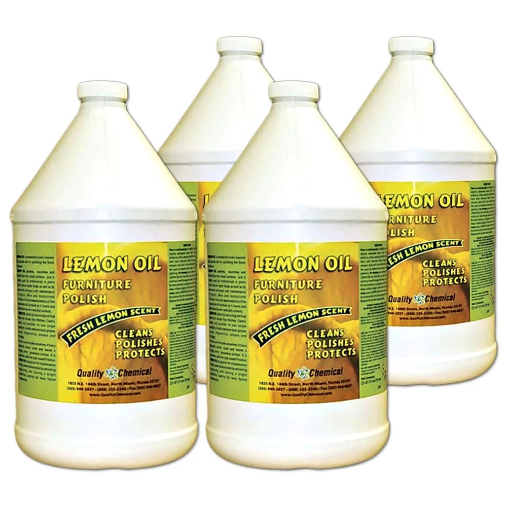 Lemon Oil Furniture Polish / Lemon oils, waxes, moisturizers / 4 Gallon