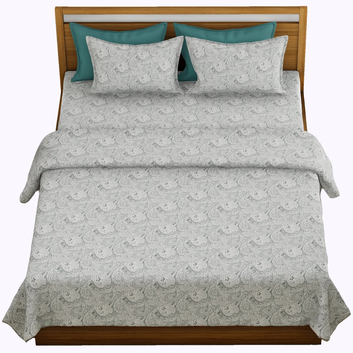 Paisley Printed Bed Sheet Set Egyptian Quality Complete Bedding Set 4 Paisley Printed Bed Sheet Set Egyptian Quality Complete Bedding Set 4