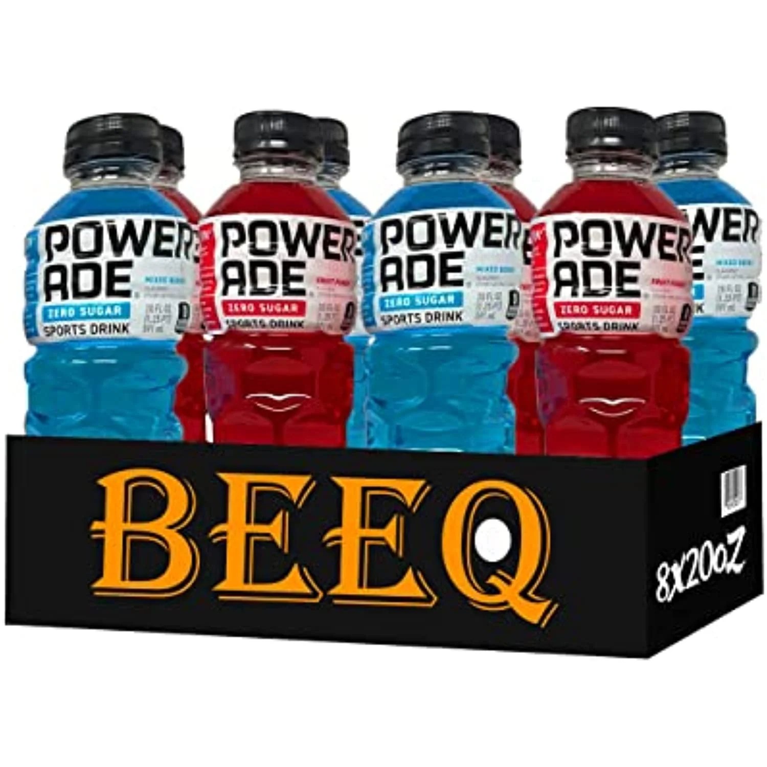 Powerade Zero Variety, Pack Of (8),2 Different Flavors,Mixed Berry