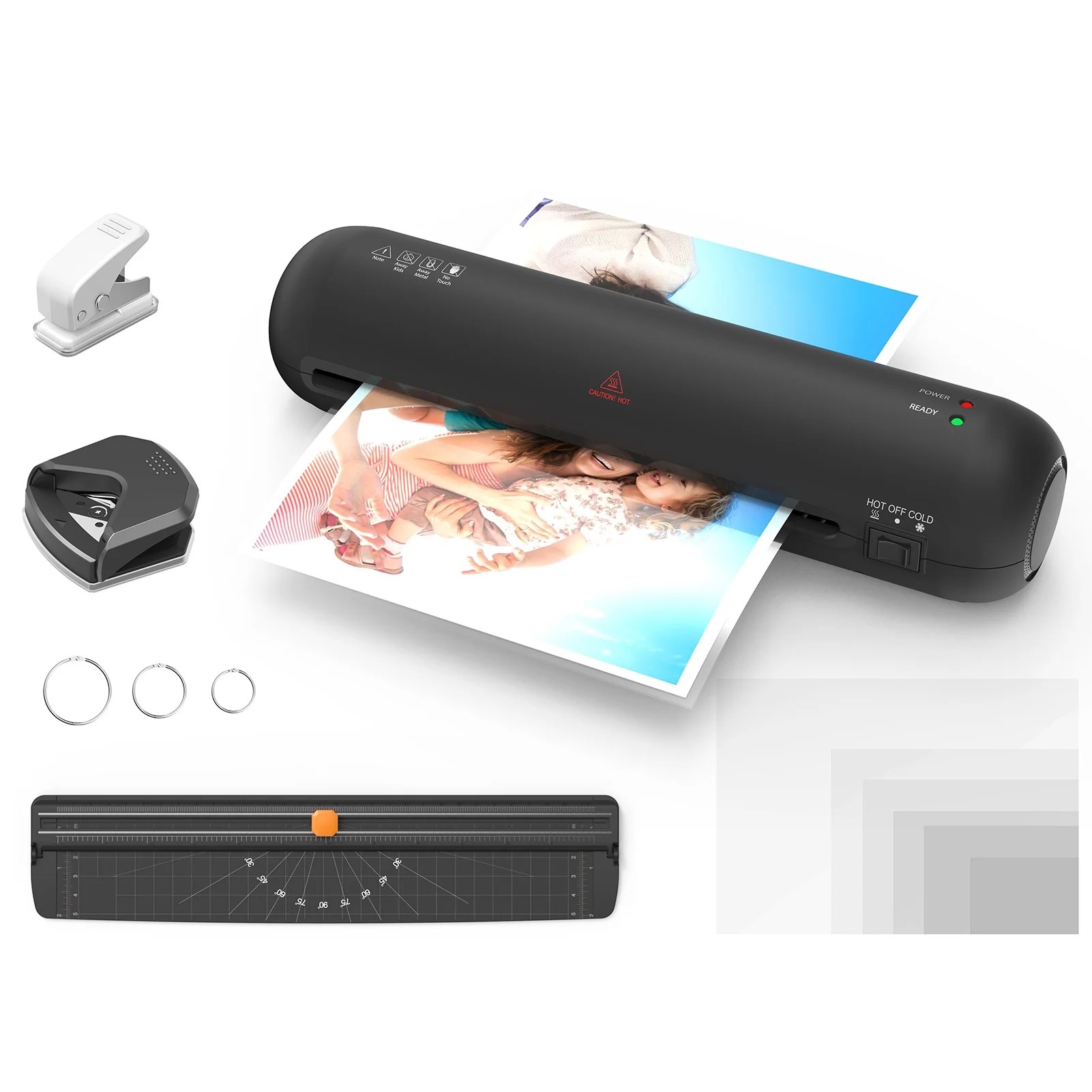 Dcenta A4 Laminator Machine, 9 Inch Cold Thermal Laminator, 6 in 1