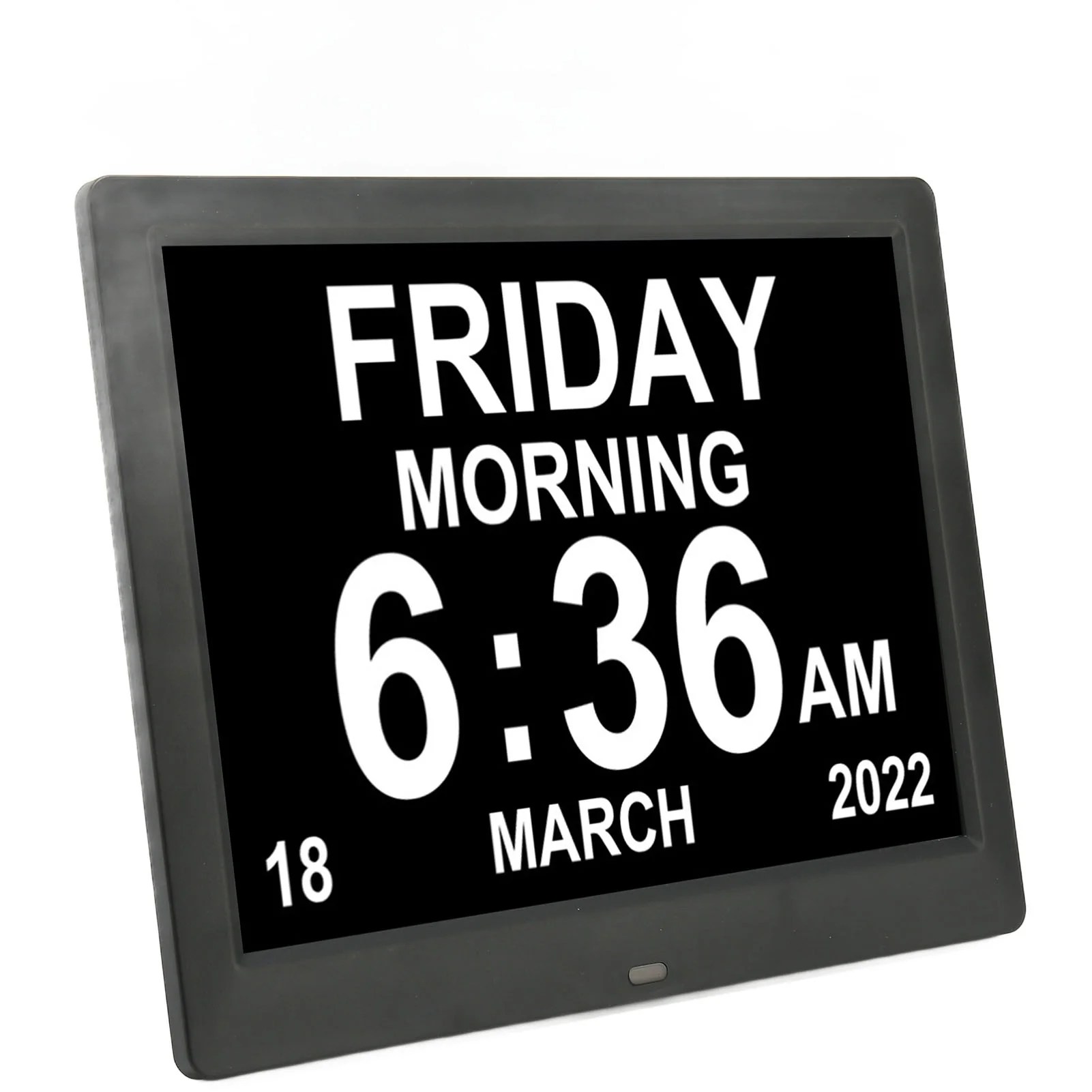 8.7inch Digital Day Calendar Clock Auto Dimming Large Display