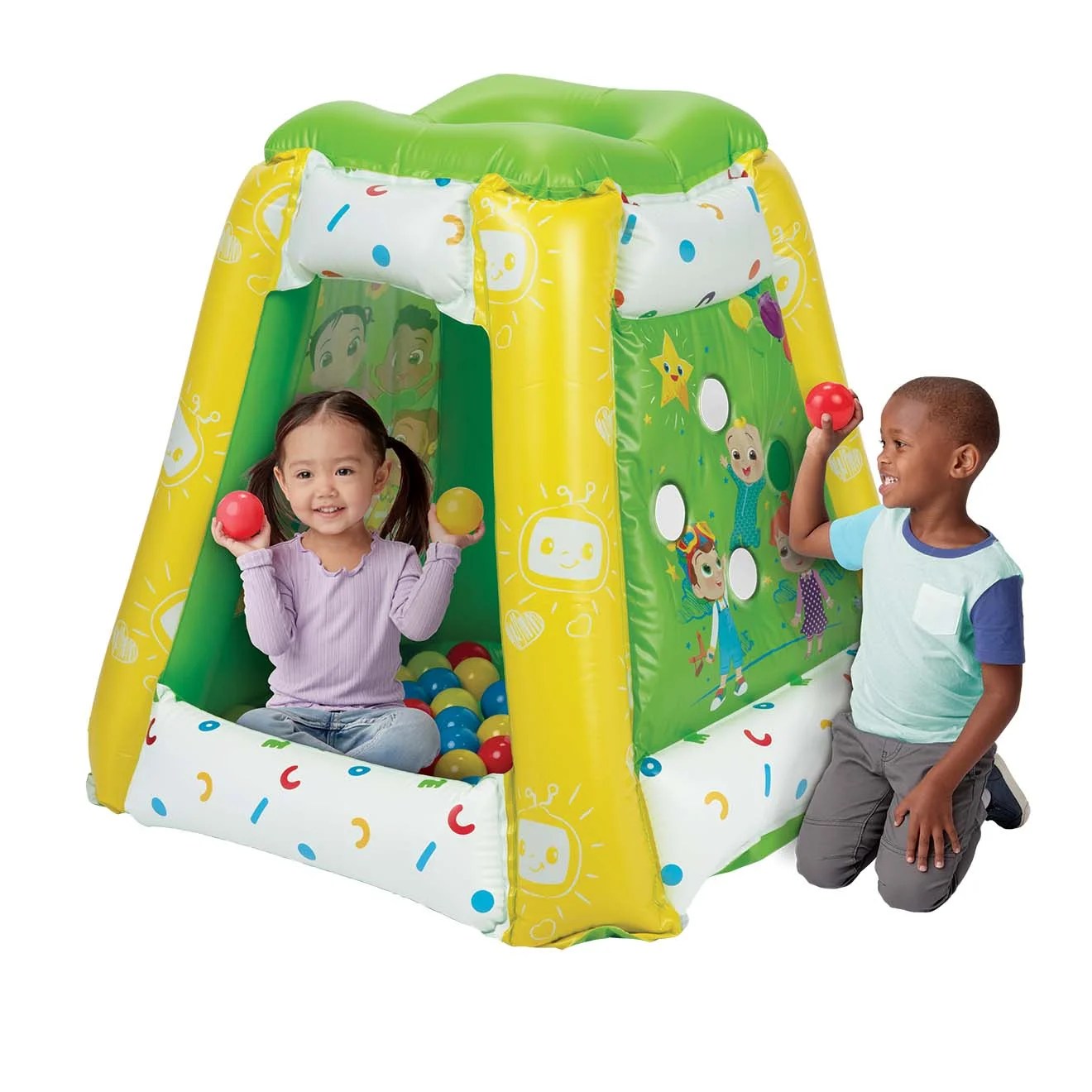 J.J. & Cody's Inflatable Playland Ball Pit with 20 Soft Flex