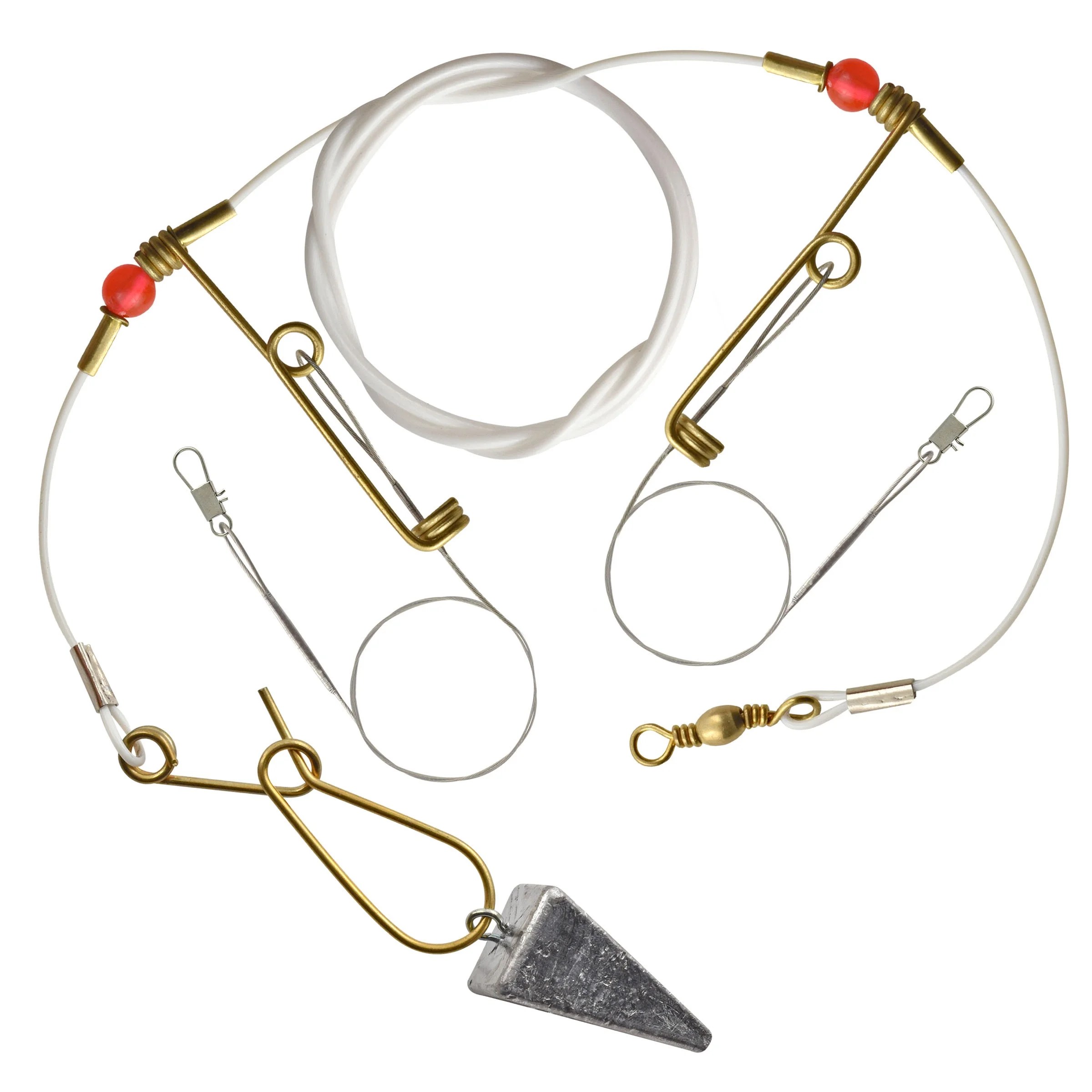 Hurricane Salt Tackle Double Drop Bottom Fishing Rig, 2 oz. Pyramid