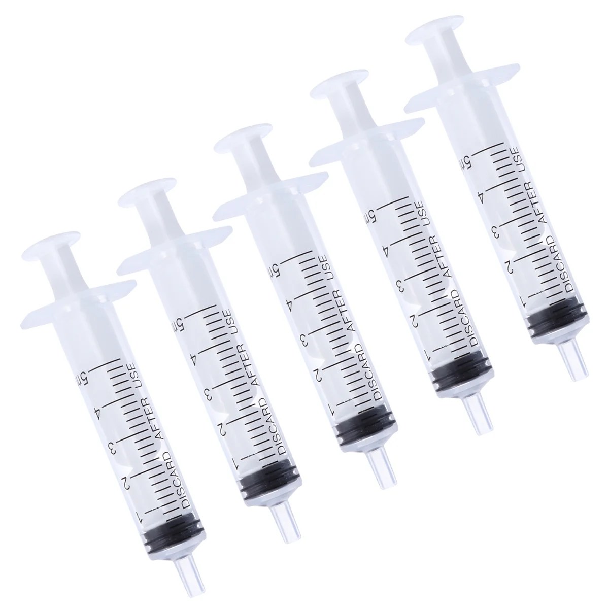 5 Pcs 5ml Luer Lock Syringes Industrial Grade Glue Applicator Syringe