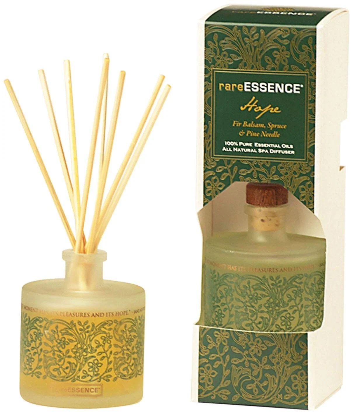 rare ESSENCE 100 Pure Essential Oil Aromatherapy Reed Diffuser 3 fl oz