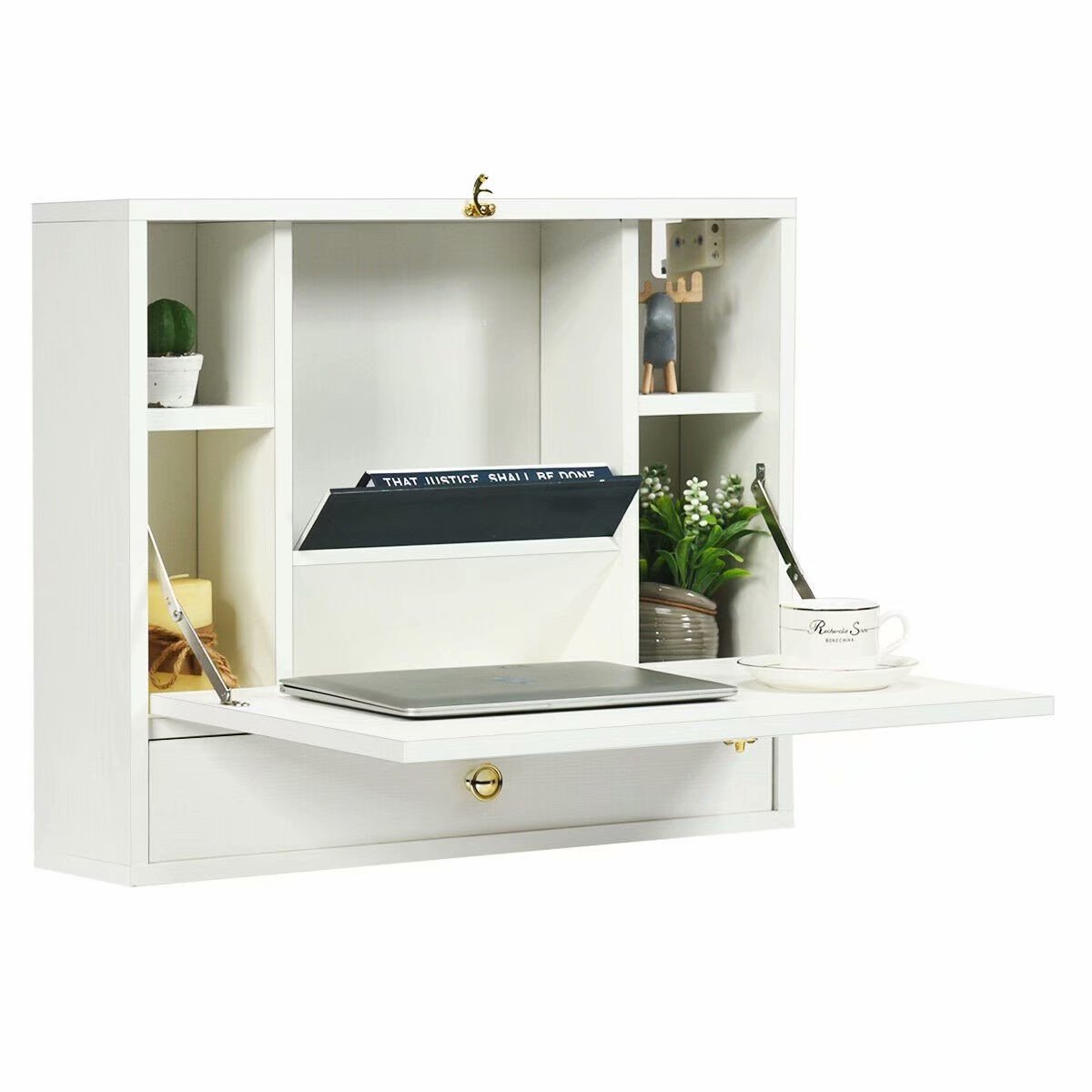 Wall Mounted Folding Laptop Desk Hideaway Storage with Drawer Walmart Wall Mounted Folding Laptop Desk Hideaway Storage with Drawer Walmart