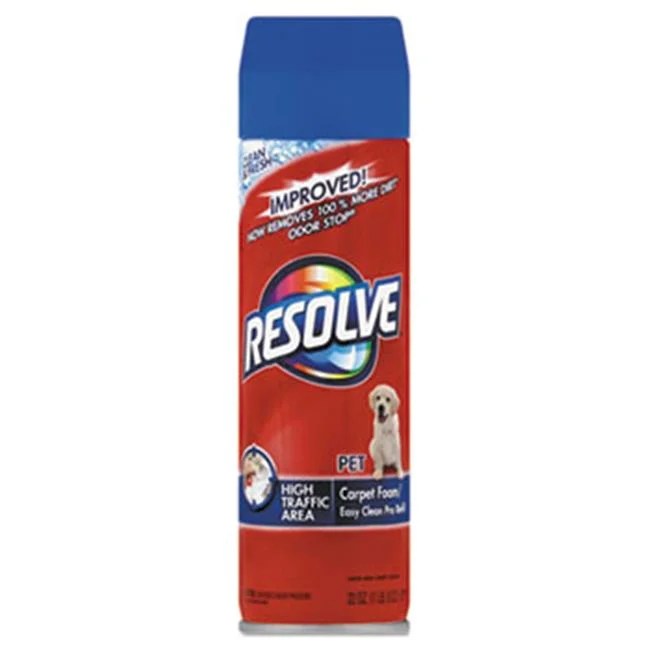 Resolve 83262CT 22 oz Pet High Traffic Foam Carpet & Upholstery Cleaner, Aerosol