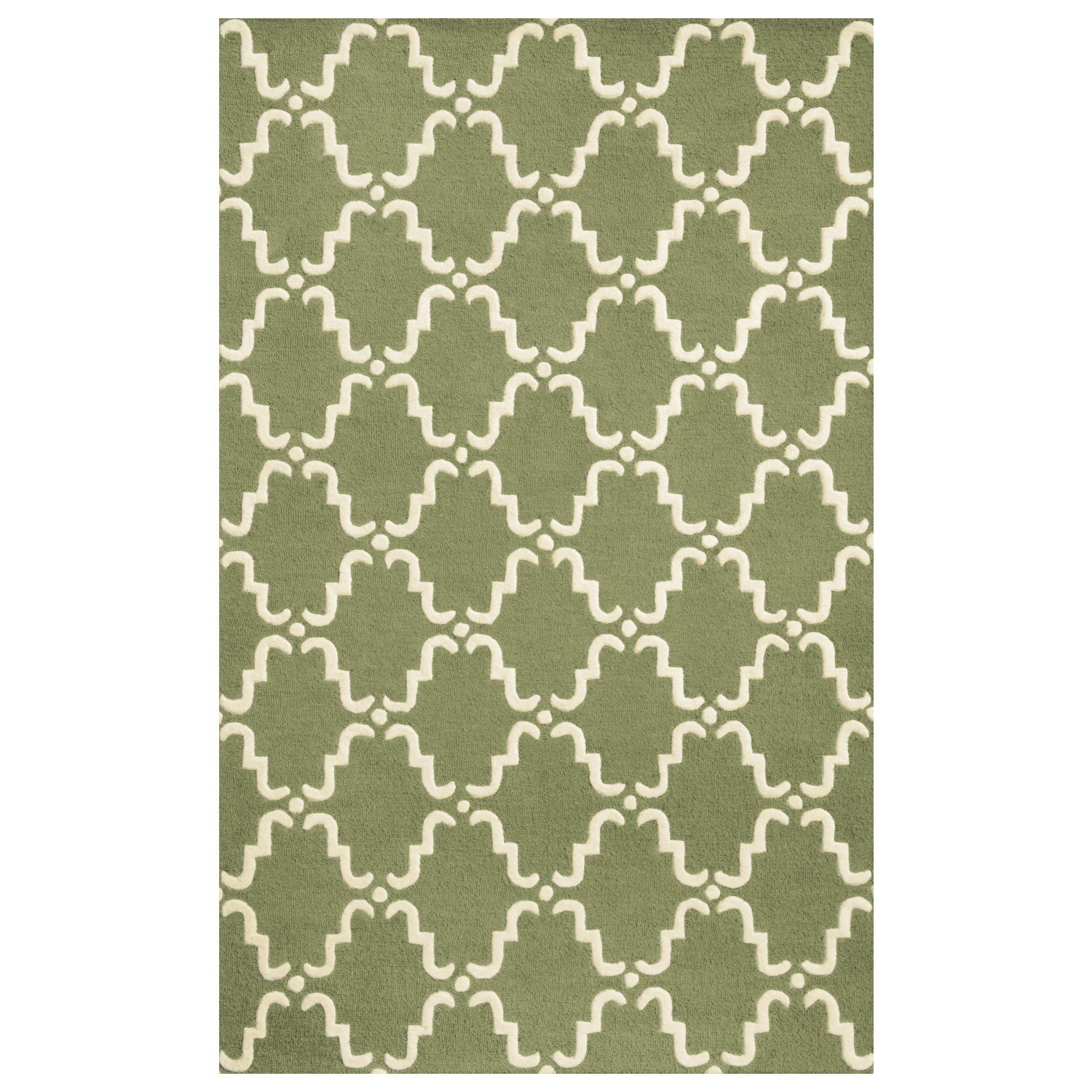 Moroccan Lattice HandWoven Wool Indoor Area Rug by Blue Nile Nills 5