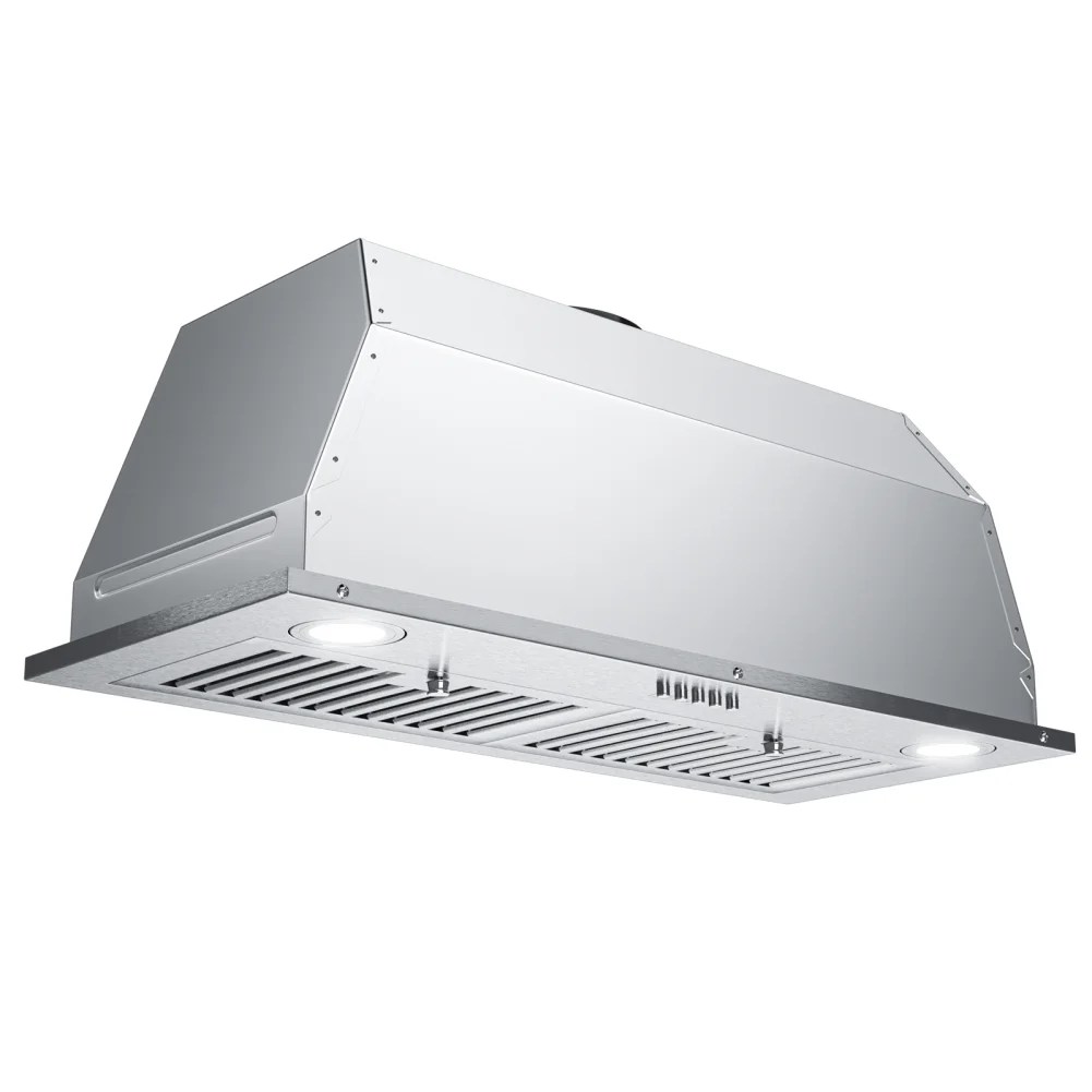 IsEasy Range Hood 30 inch, Builtin Vent Hood with 3 Speed Exhaust Fan